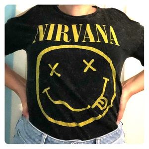 Nirvana top with shoulder cuts